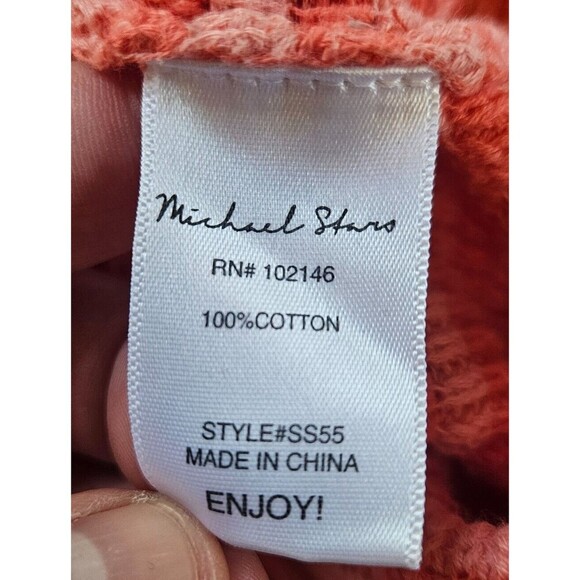 MICHAEL STARS Maggie Tonal Stripe Sweater Large Crewneck Pullover Long Sleeve - Picture 6 of 7